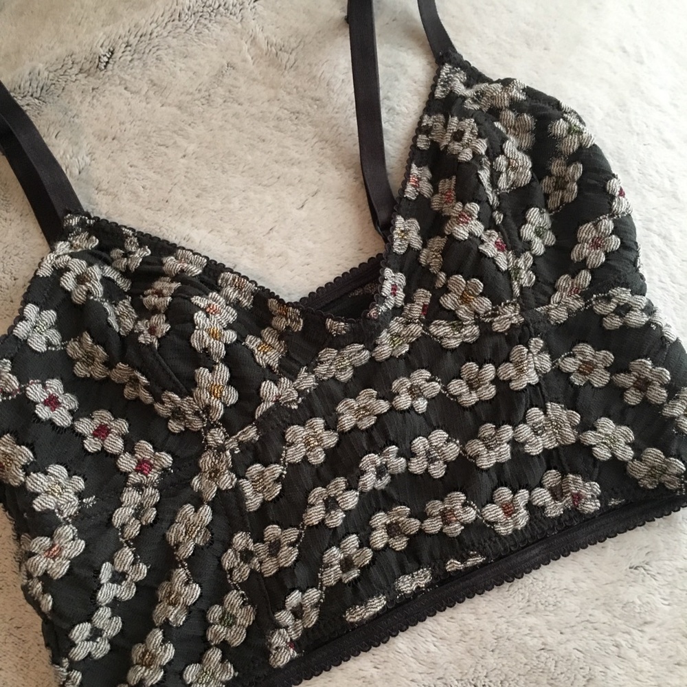Free People bralette bandeaus floral